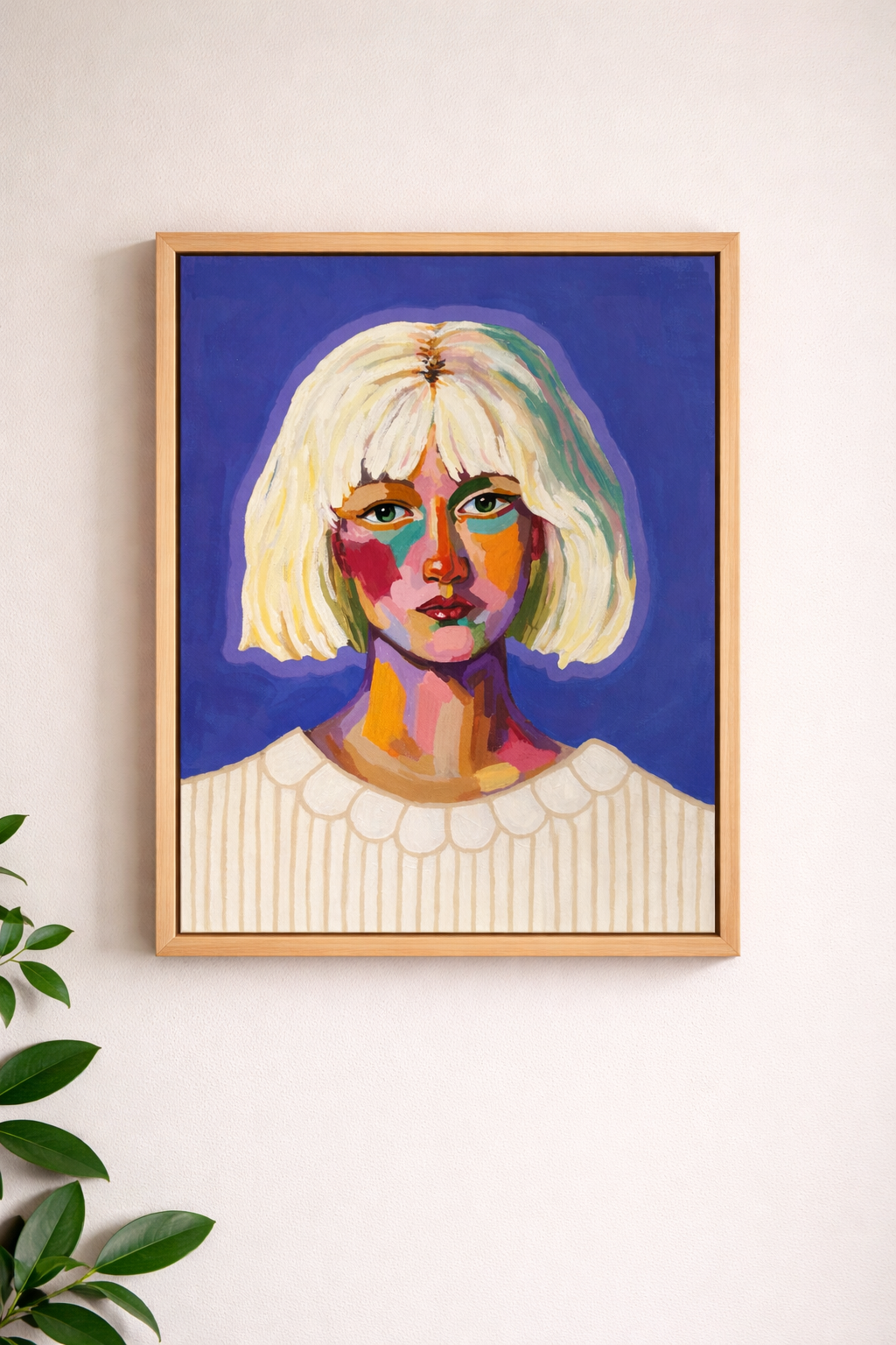 "Quiet in Ultramarine" Original
