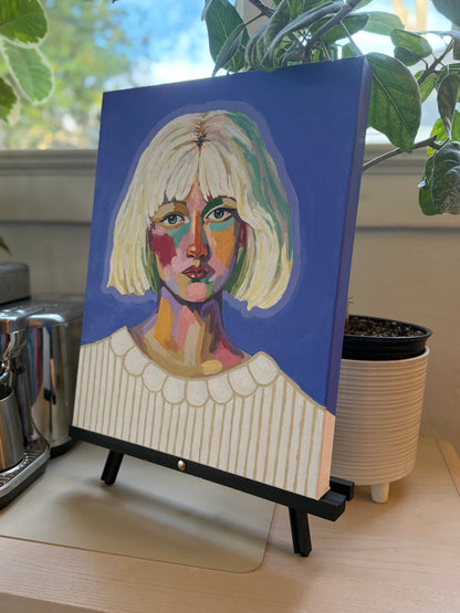 "Quiet in Ultramarine" Original