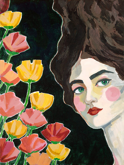 "Among The Poppies" Limited Edition Print